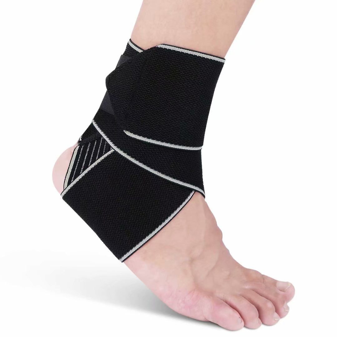 AVIDDA Ankle Brace Support Compression Adjustable, Breathable Plantar Fasciitis Support Brace for Women Men Arch Support Foot Wrap for Achilles Tendonitis Ankle Pain Relief