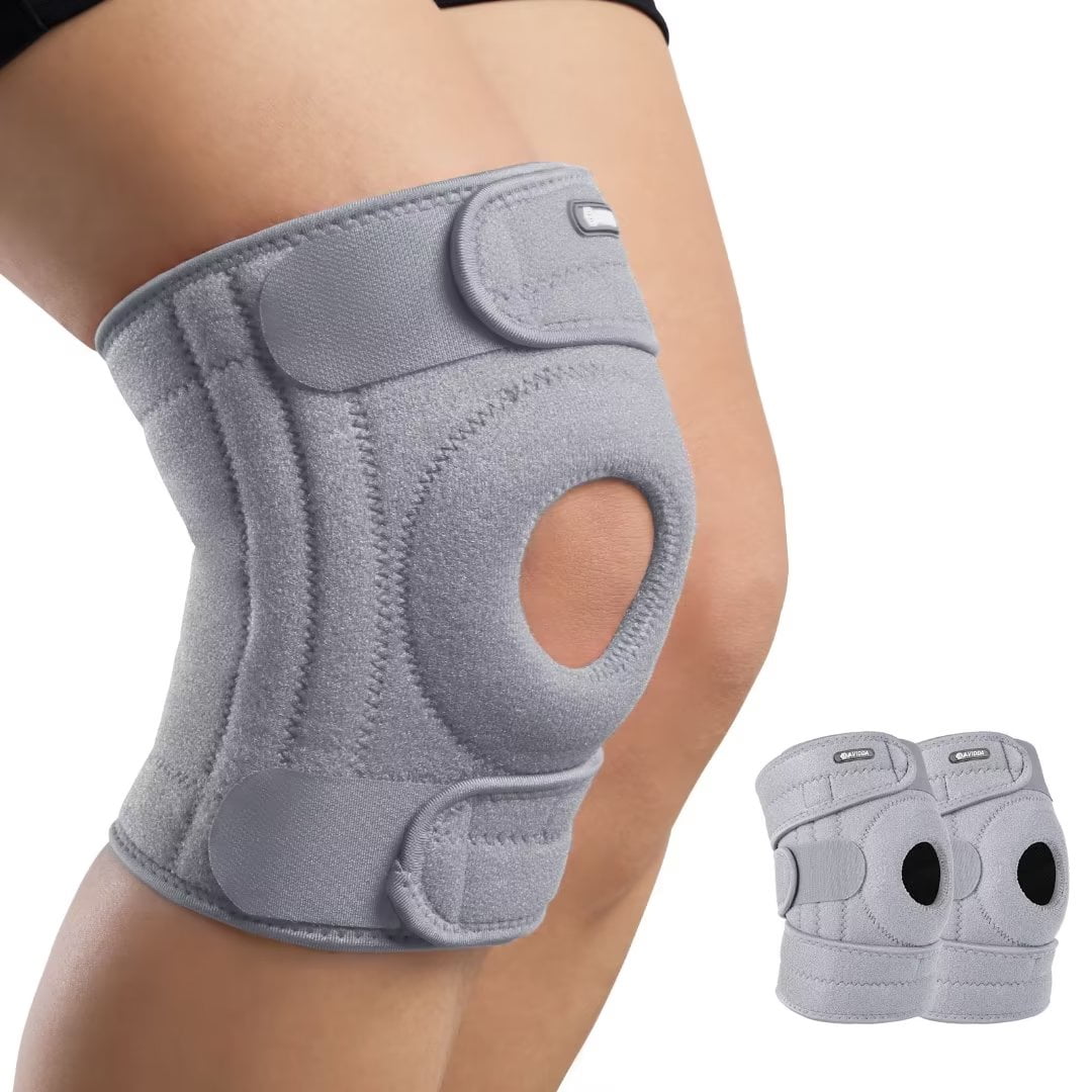 AVIDDA Knee Support with OpenPatella Design for Joint Pain, Sports