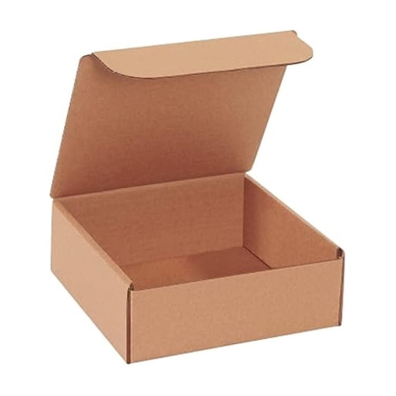 AVIDITI Shipping Boxes Small 8"L x 8"W x 3"H, 50-Pack | Corrugated Cardboard Box for Packing, Moving and Storage 8x8x3 883