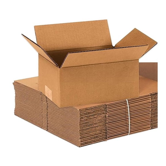 AVIDITI Small Shipping Boxes 9"L x 6"W x 4"H (100-Pack) Heavy Duty Corrugated Cardboard Boxes for Packing, Moving & Storage, Strong Wholesale Bulk Boxes for Home or Business