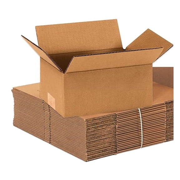 AVIDITI Small Shipping Boxes 9"L x 6"W x 4"H (100-Pack) Heavy Duty Corrugated Cardboard Boxes for Packing, Moving & Storage, Strong Wholesale Bulk Boxes for Home or Business
