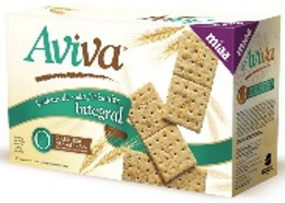AVIVA WHOLE WHEAT SODA CRACKERS INDIVIDUALLY WRAPPED FRESH 9PACK