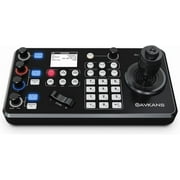 AVKANS Super PTZ Camera Joystick Controller, IP NDI PTZ Camera Controller Keyboard with 4D Joystick for Worship Church Live Streaming, PoE Enable