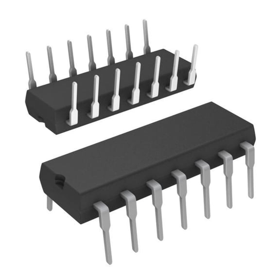 AVLIS-CO Pack of 5 DM7407N IC Buffer, Non-Inverting 6 Element 1 Bit per Element Output 14-MDIP - dm7407n