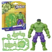Marvel Avengers ActionVerse Hulk Action Figure & Accessories, 4.5-Inch (11.4 CM) Super Hero Toys & Figures for Kids, Age