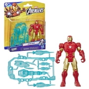 Marvel Avengers ActionVerse Iron Man Action Figure & Accessories, 4.5-Inch (11.4 cm) Super Hero Toys & Figures for Kids,