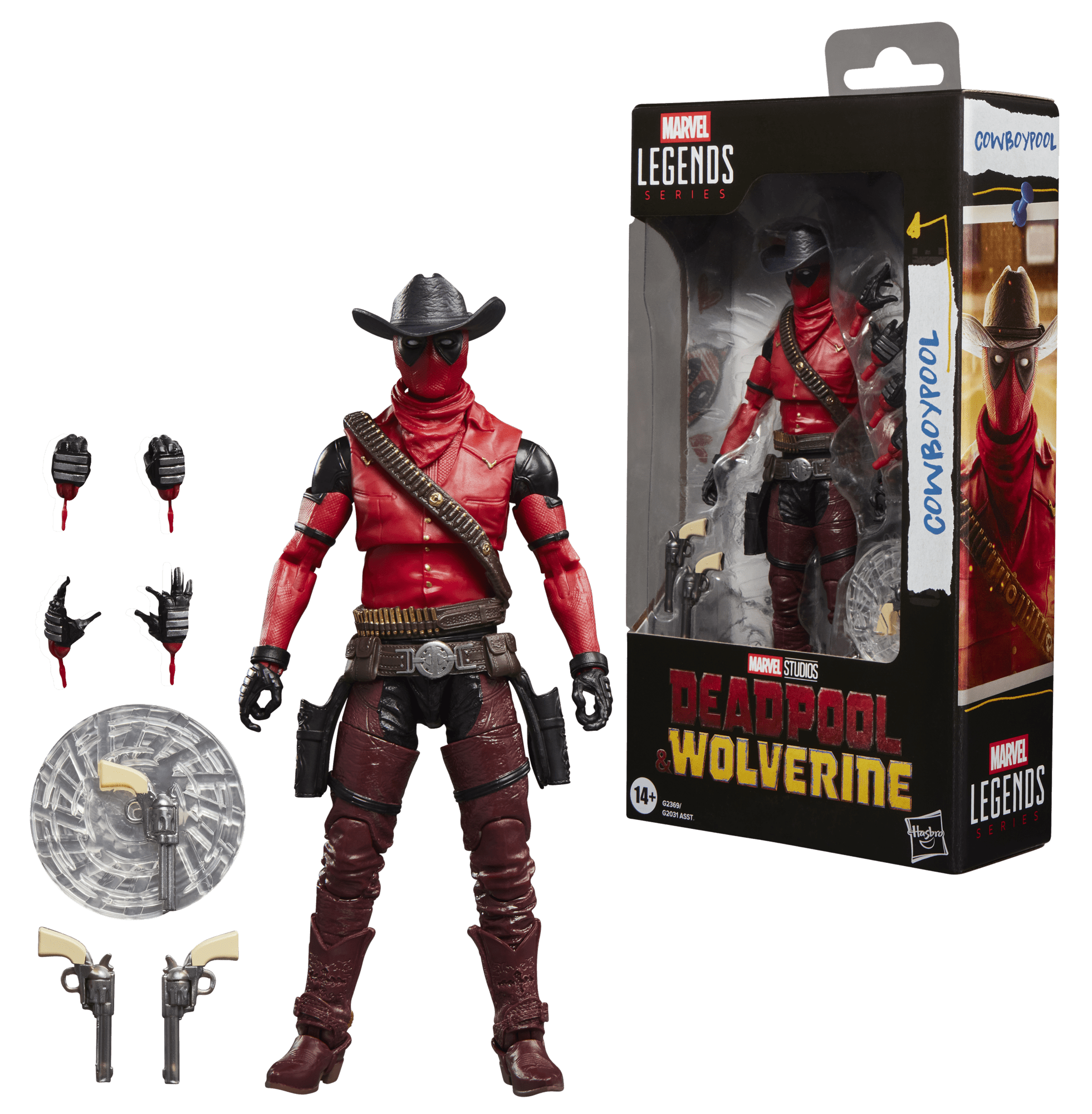 Marvel Legends Series Cowboypool, Marvel Studios' Deadpool & Wolverine ...