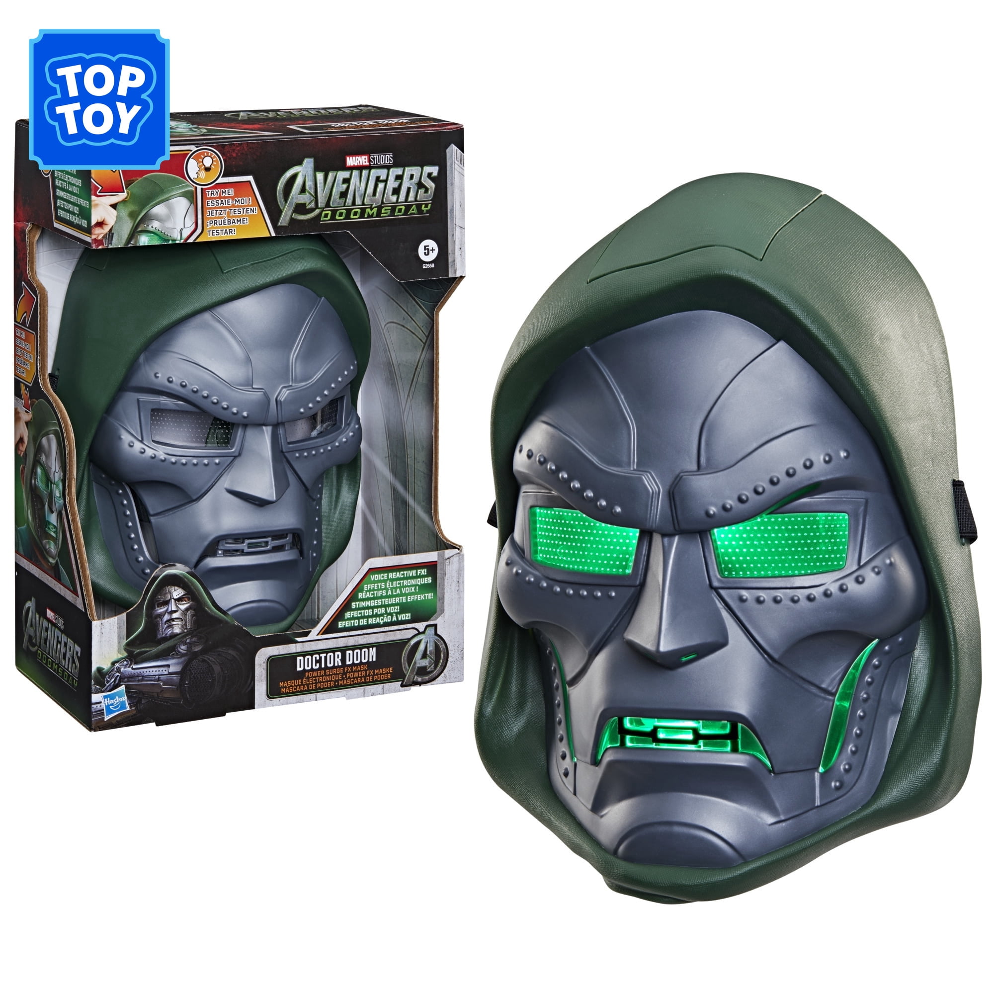 Marvel Studios' Avengers Doctor Doom Power Surge FX Mask for Ages 5 and up