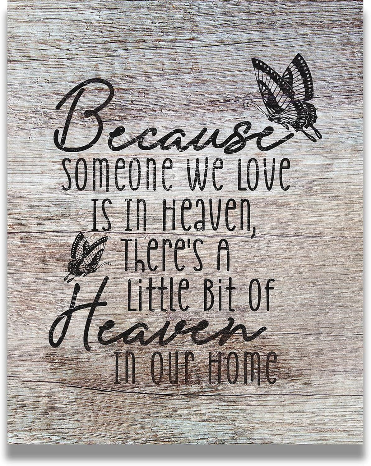 Sympathy Gift - Memorial Ornament, Wooden With Message, USA Made For Loss Of Loved One