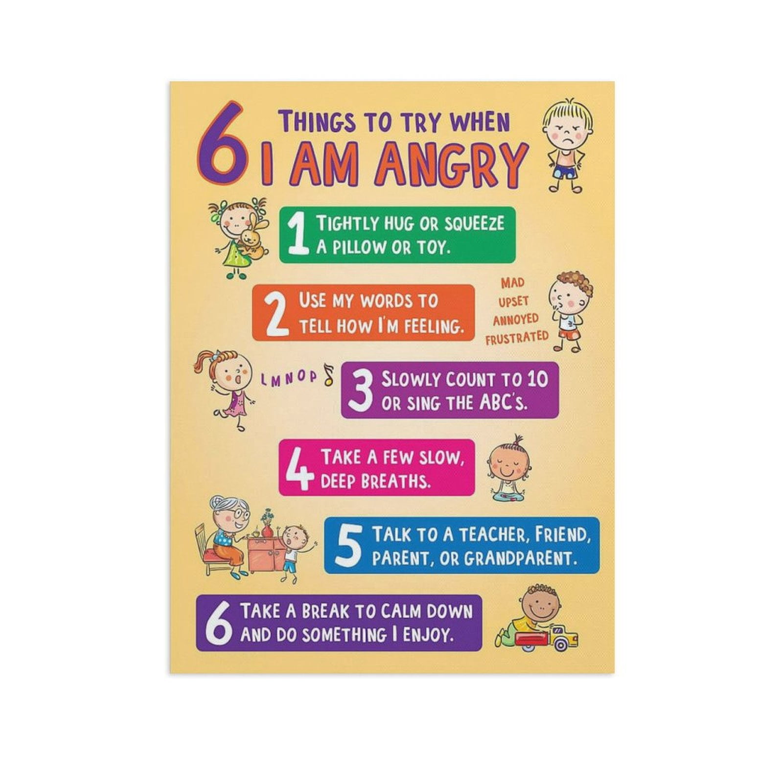 AVOI Behavior Management ChArt - Anger Control & Coping Tools for Kids ...