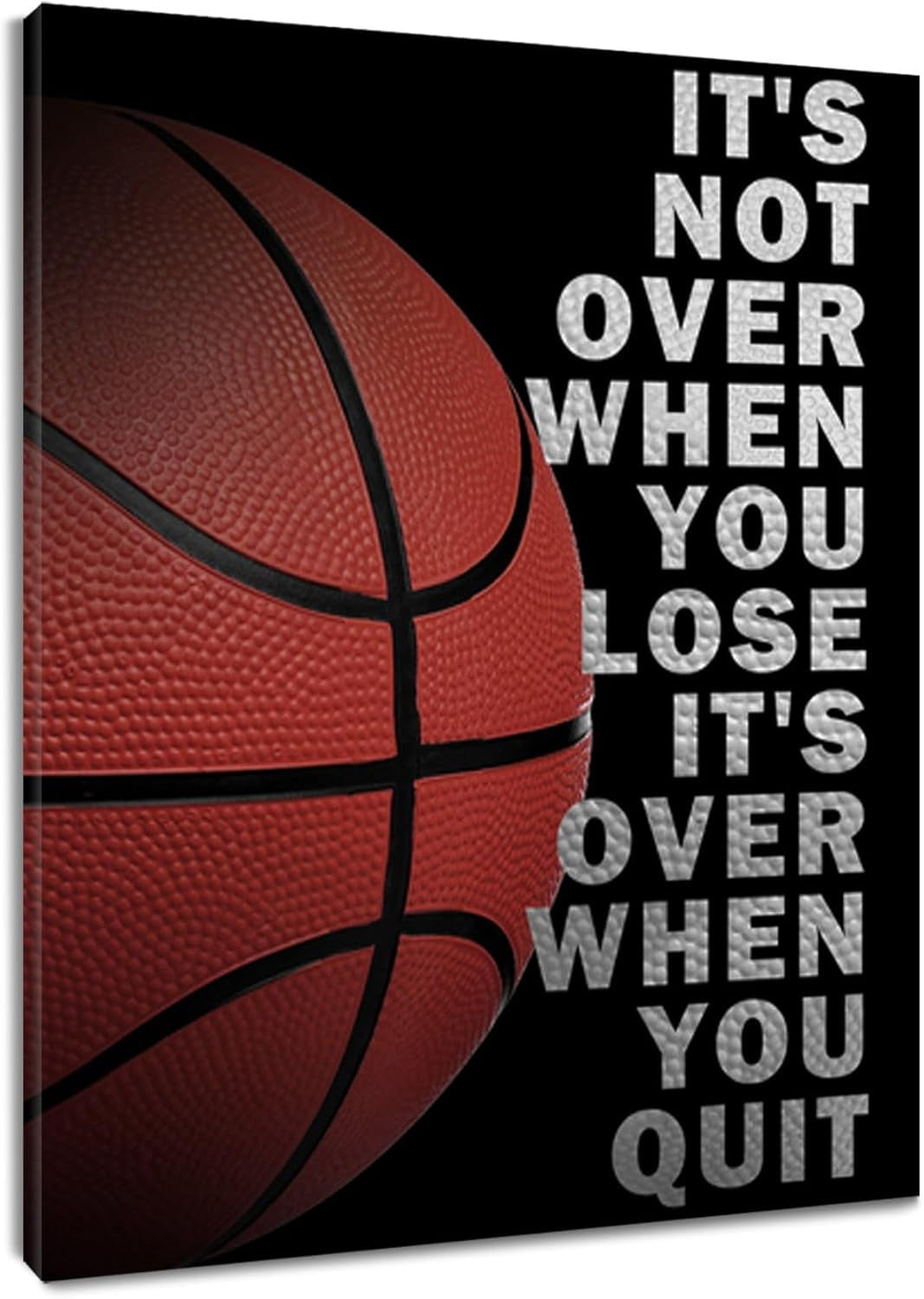 Basketball Hoop Wall Art - 3 Panel Black & White Canvas Prints, 16x20 Inches Each | Modern Sports Decor For Home & Office