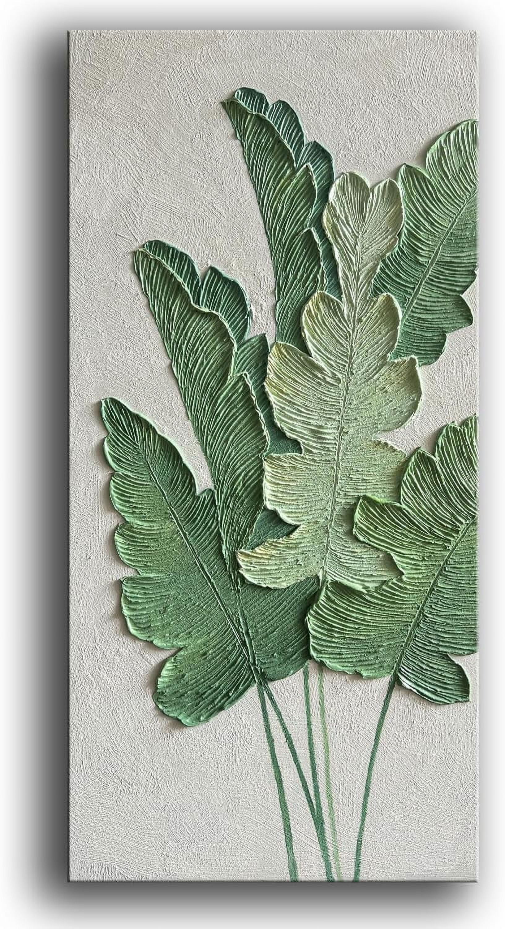 Curated visual reference: Gallery Detail: Avoi Canvas Wall Art With 3D Hand Painted Textured Modern