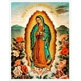 thumbnail image 1 of AVOI Catholic Mural Virgin Mary Our Lady of Guadalupe Posters Wall Art Canvas Prints Modern Home Decor Living Room Bedroom Painting Picture Print Poster Unframe: 12x16inch(30x40cm), 1 of 5