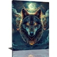 thumbnail image 1 of AVOI Fantasy Wolf Wall Art Decor Poster Canvas Print Painting Artwork for Bathroom Bedroom Living Room Unframe: 20x24in, 1 of 5