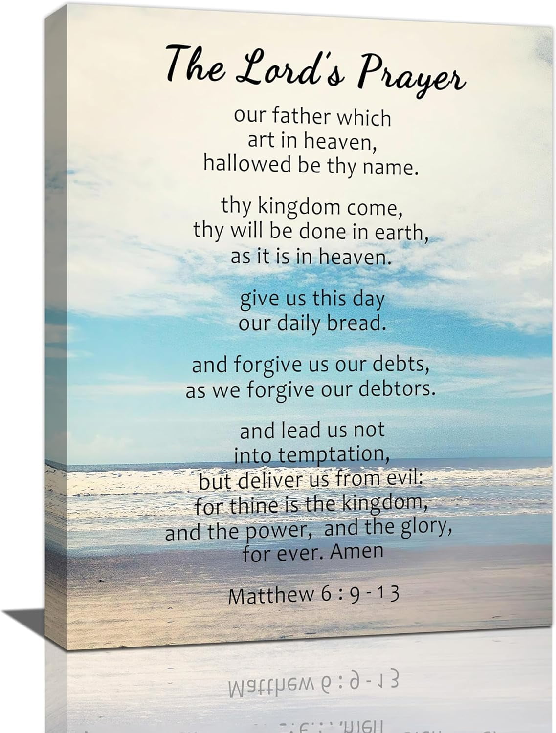 AVOI Our Father Prayer Wall Art The Lord's Prayer Pictures Wall Decor