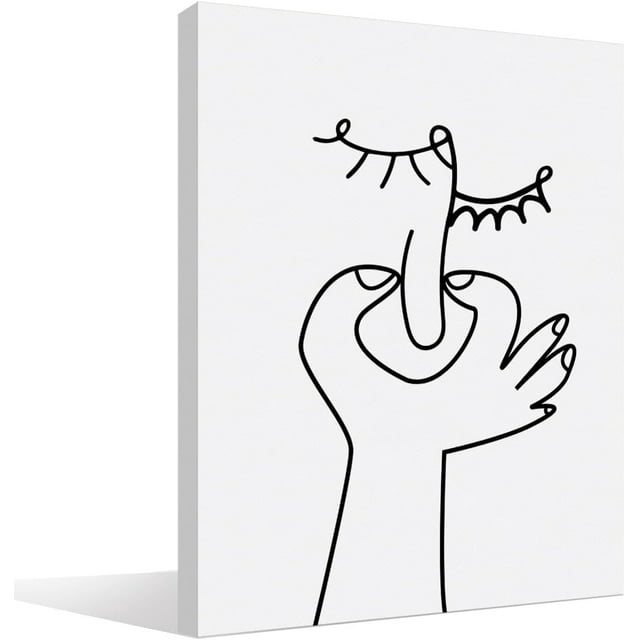 AVOI Funny Bathroom Decor, Funny Toilet Canvas Wall Art, Minimalist ...