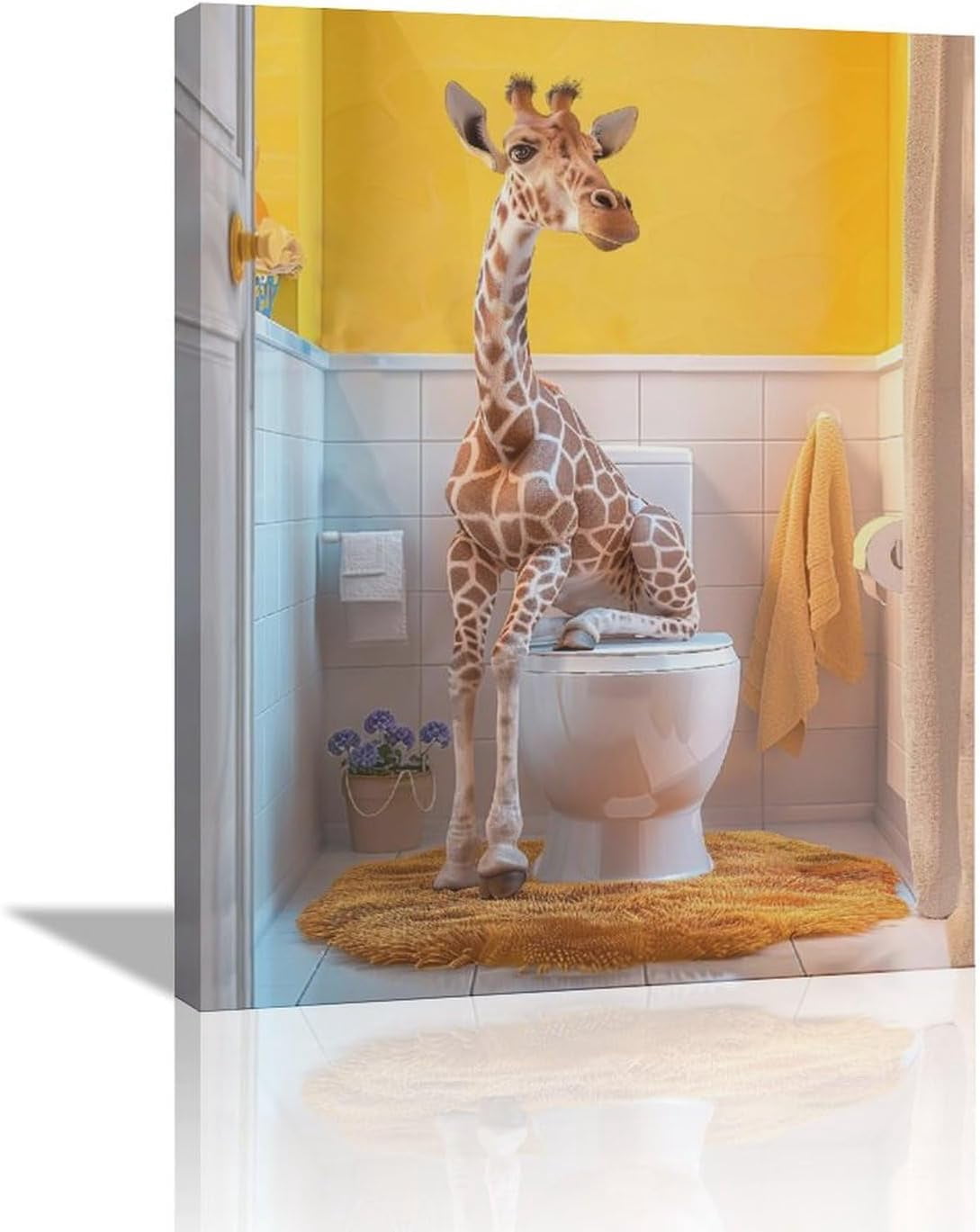 Bathroom Pictures Giraffe