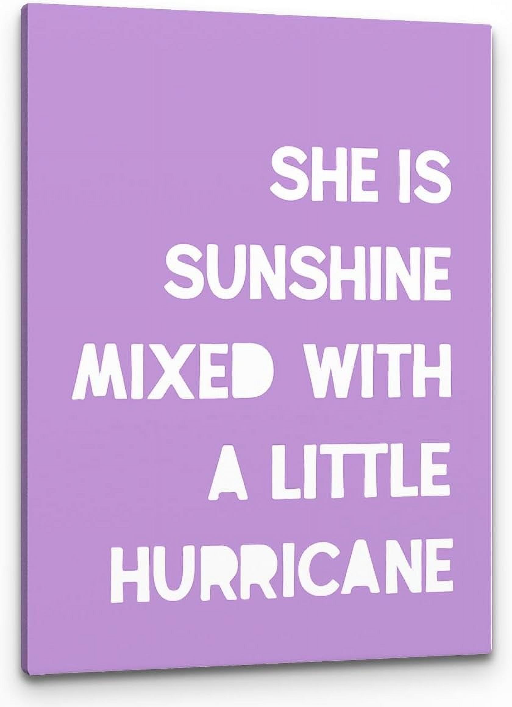 AVOI Girls Bedroom Wall Decor,She Is Sunshine Mixed With a Little