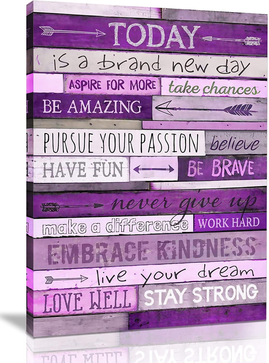 AVOI Inspirational Wall Art with Office Wall Decor for Bedroom Teen ...