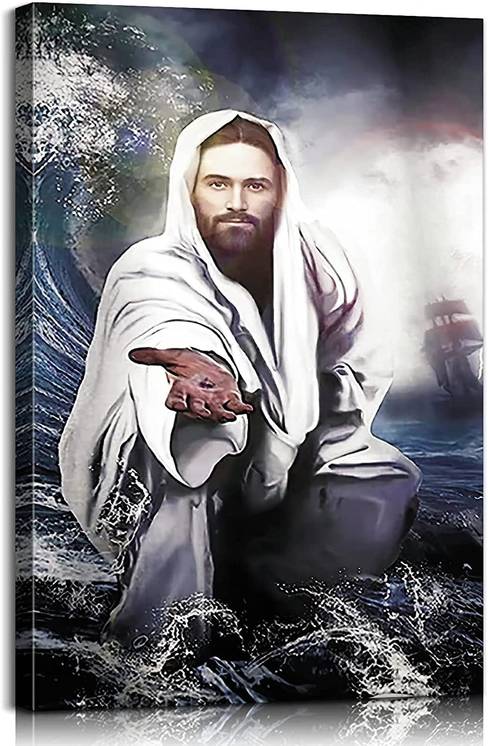 AVOI Jesus Decor Hand of God Jesus Christ Christian Wall Art Religious