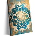 thumbnail image 1 of AVOI Mandala Wall Art Abstract Colorful Flowers Pictures Print on Canvas Modern Boho Painting Artwork for Bedroom Yoga Living Room Office Home Decor(Mandala-1) Unframe: 12x16in, 1 of 5