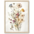 thumbnail image 1 of AVOI Natural OAK Wood Framed Dried Flower Pressed Bouquet Wall Art, Large 16x20 in Warm Colors Wildflower Artwork Canvas Botanical Wall Art,Modern Boho Floral Home Decor Bedroom Living Room 1Pack, 1 of 6