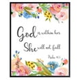 AVOI Psalm 46 - God is Within Her She Will Not Fall - Positive Quotes