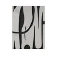thumbnail image 1 of AVOI Black and White Abstract Wall Art, Modern Canvas Paintings Artwork for Walls, Minimalist Abstract Lines Art Prints Pictures for Hallway Bedroom Art Wall Decor Unframe: 14x11in, 1 of 6