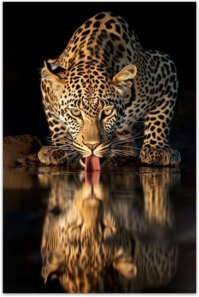 AVOI Unframed Canvas Wall Art For Bedroom Office Wall Decor, 24x16in