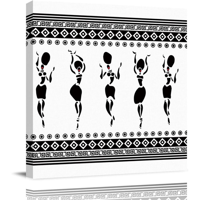 AVOI Unframed Canvas Wall Art for Living Room African Woman Wall Decor