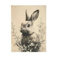 thumbnail image 1 of AEFER Vintage Bunny Prints Easter Bunny Wall Art & Shabby Chic Decor Charming Easter Pictures and Bunny Decor for Bedroom, Living Room, Holiday Wall Decor Unframe: 16x12inch(40x30cm), 1 of 6