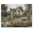 thumbnail image 1 of AVOI Vintage Rose Garden Wall Art Antique Cottage Canvas Oil Painting Nature Flowers Landscape Picture Rustic Farmhouse Wall Decor Bathroom Home Office Kitchen Decoration - 12x16 Inch Framed, 1 of 6