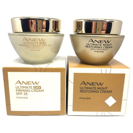 AVON Anew Ultimate Day Restoring cream +Night Lifting Cream And Lifting Dual Eye System 3 pcs SET