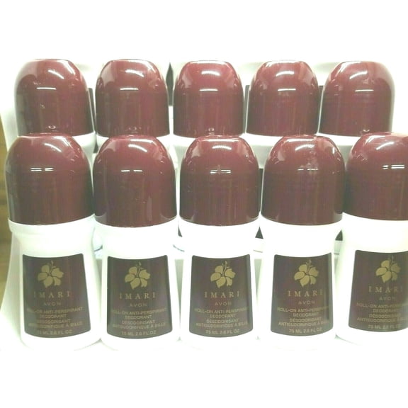 AVON IMARI Deodorant Roll-on Antiperspirant 10 pack 2.6 fl. oz