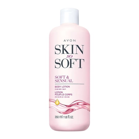Avon Skin So Soft Soft and Sensual Argan Oil Body Lotion for Woman, Jasmine, 11.8 fl oz