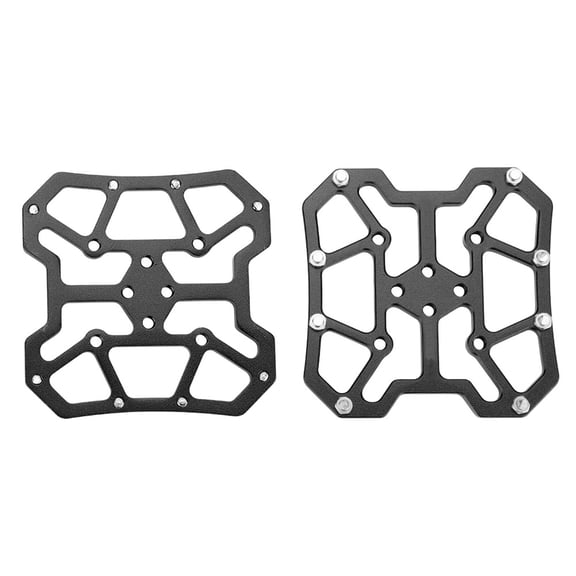 AVPAVP 1 Pair Aluminum Alloy Bike Clipless Pedal Platform Adapters for SPD, Black