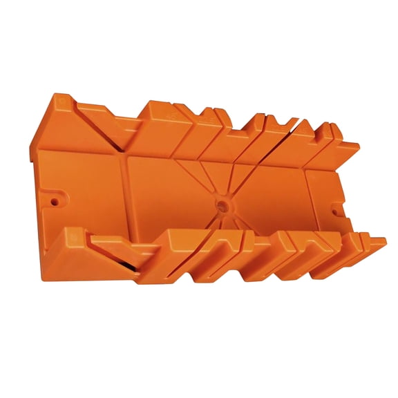 AVPAVP 12-inch Mitre Box for Back Saw Slot Angles 45 22.5 90 Degrees