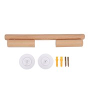AVPAVP 30cm Beech Wood Towel Rack Wall Mounted Japanese Style Bathroom Towel Storage Bar Holder