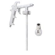 AVPAVP Air Undercoating Sprayer Aluminum Alloy Chassis Armor Spray Tool for Furniture Ships Machinery Automotive Parts Rust Proofing Metal Pneumatic Applicator Polished Silver