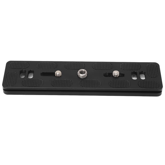 AVPAVP Camera Quick Release Plate 15cm 5.9in Aluminum Alloy QR Plate for Arca Mount Tripod Head Bottom Base 1/4in 3/8in Thread Universal Replacement