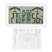 AVPAVP HABOTEST Mini Digital Hygrometer and Indoor Thermometer with LCD Display Temperature and Humidity Monitor Gauge for Home Greenhouse Cellar and Closet, White