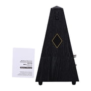 AVPAVP Mechanical Metronome, Tower-Style Portable Analog Wind-Up Tempo Keeper, 40 208 BPM, Adjustable 0/2/3/4/6 Accents, Plastic Ebony-Grain Finish