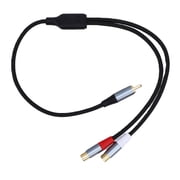AVPAVP RCA Y Splitter Cable, 1 Male to 2 Female, 19.7 in Audio Video Adapter for Subwoofers, Speakers and Home Theater