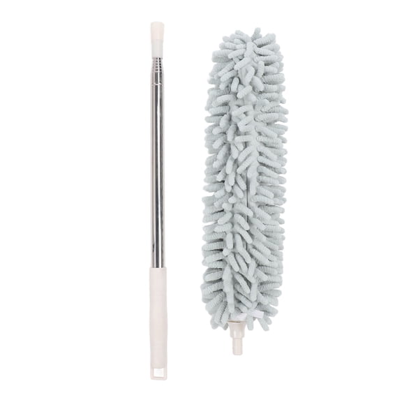 AVPAVP Retractable Chenille Microfiber Duster with Extendable Stainless Steel Telescopic Long Pole