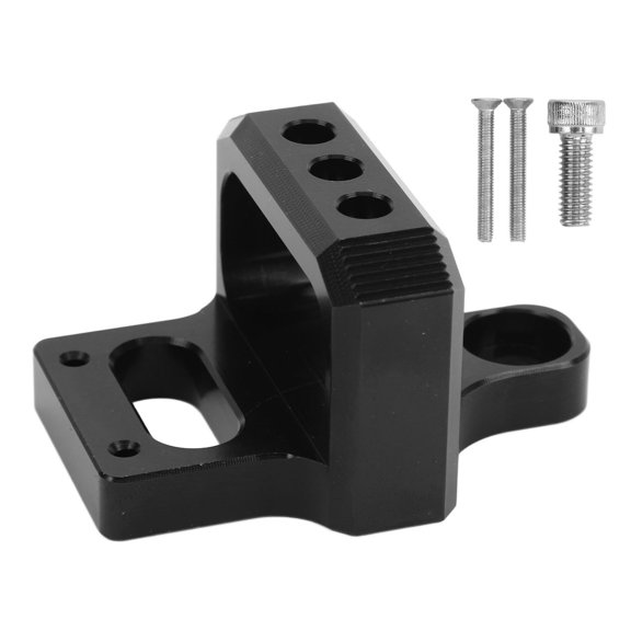 AVPAVP Solenoid Valve Mount Holder Bracket Kit CNC 6061-T6 Aluminum Black Replacement Accessory Compatible with 3 Port Boost Controller Stable Performance Vehicle Engine Part
