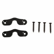 AVPAVP Sun Visor Clip Repair Kit Aluminum Alloy Black Anodized Replacement for Jeep Wrangler JK JL JLU Gladiator JT 2018-2022