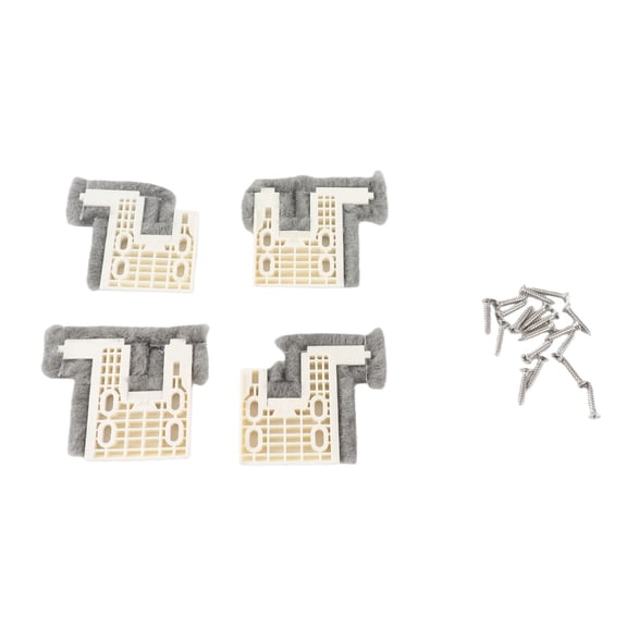 AVPAVP Window Lock Stopper for 88-Type Sliding Windows, ABS Sealing Block for Wind, Dust and Noise Control with Screws, 4 Count