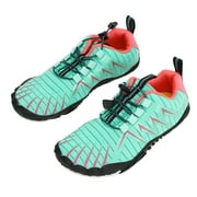 AVPAVP Womens Climbing Shoes Prevent Slip Breathable Lightweight Water Shoes for Beach Hiking Driving, Green, Size 40