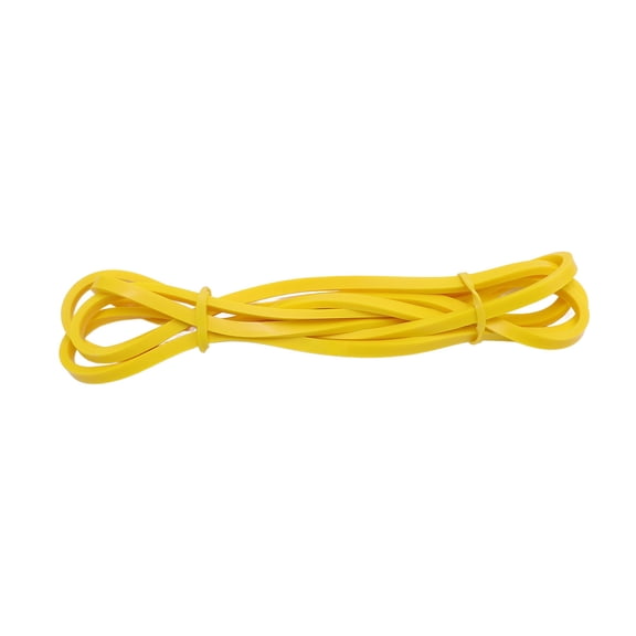 AVPAVP Yellow Latex Exercise Band, 6.4mm Width 5-15lb Resistance Loop for Pull Ups, Fitness, Squats, and Workout, High Elasticity Training Equipment