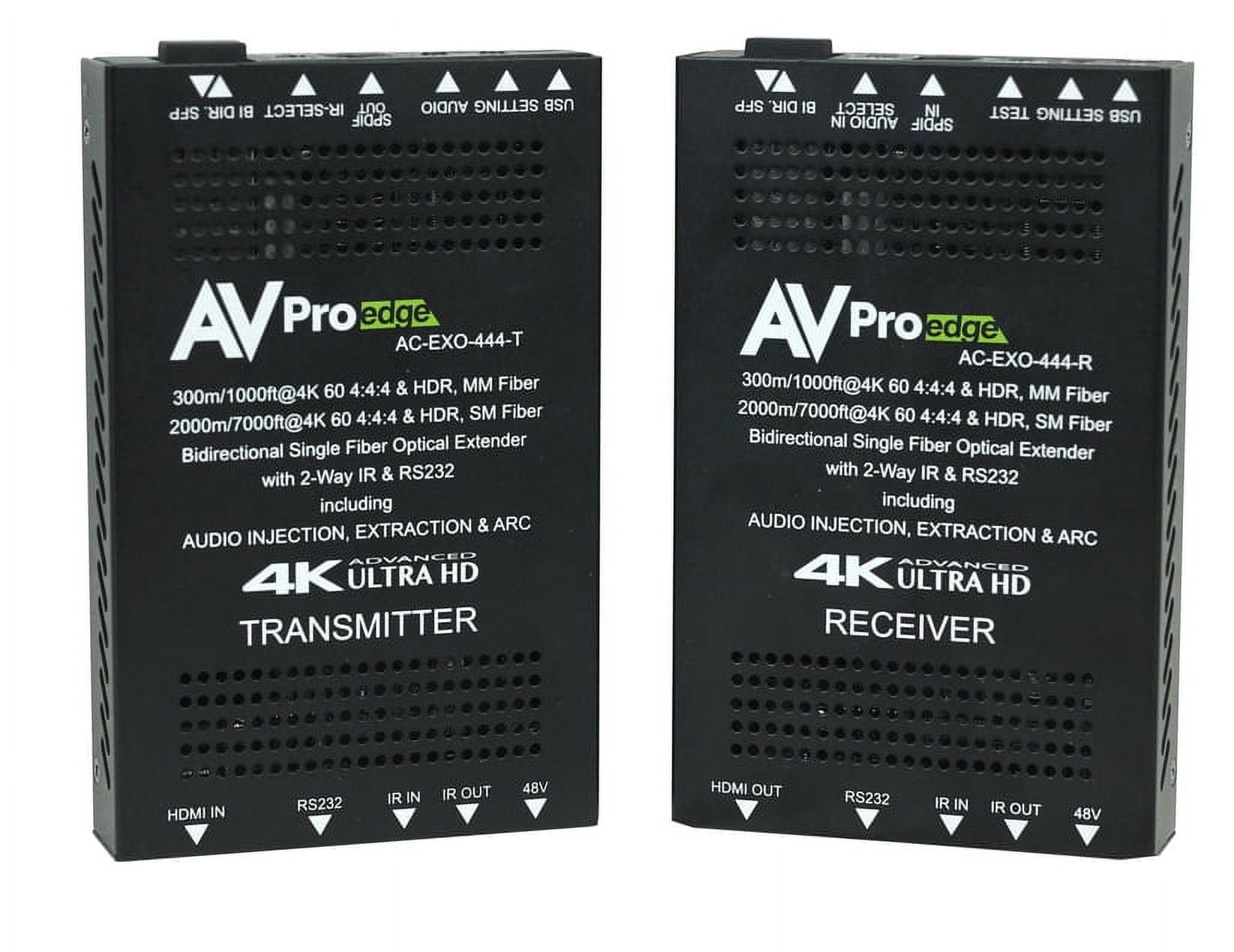 AVPro Edge ACEXO444KIT 4K HDMI Extender via Optical Fiber w/10Year
